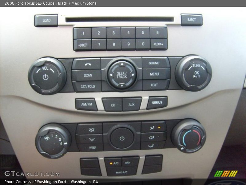 Black / Medium Stone 2008 Ford Focus SES Coupe