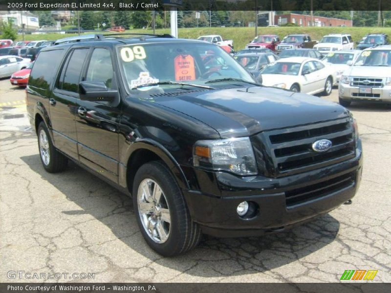 Black / Camel 2009 Ford Expedition EL Limited 4x4
