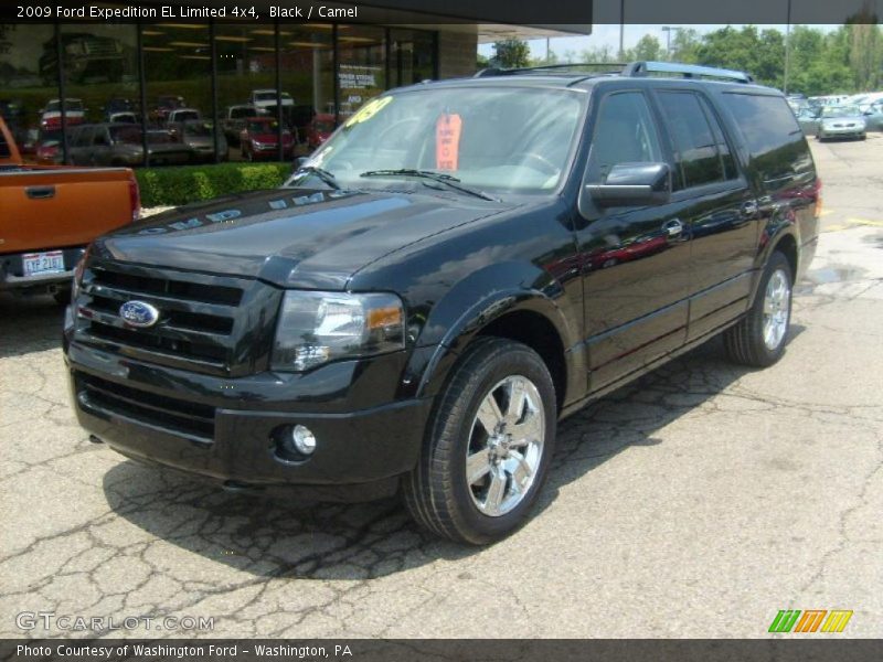 Black / Camel 2009 Ford Expedition EL Limited 4x4