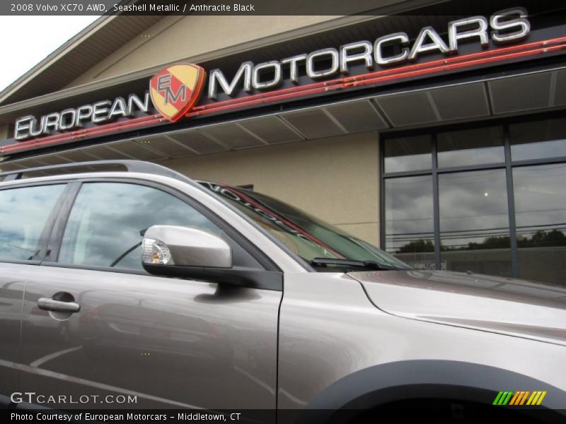 Seashell Metallic / Anthracite Black 2008 Volvo XC70 AWD