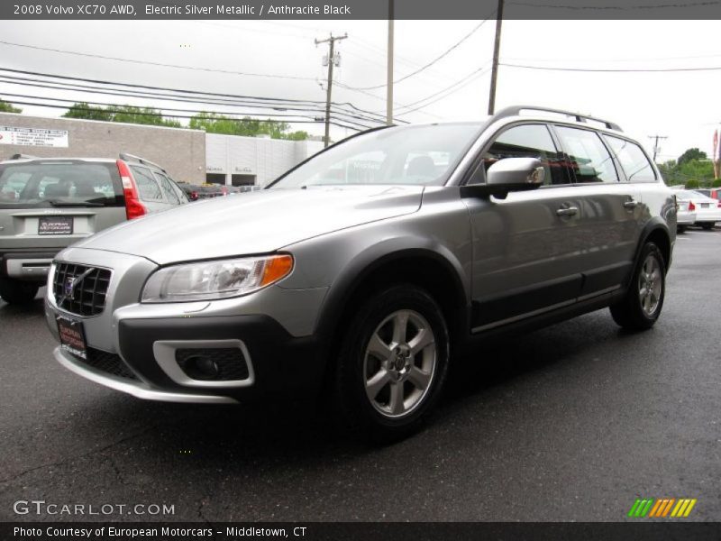 Electric Silver Metallic / Anthracite Black 2008 Volvo XC70 AWD