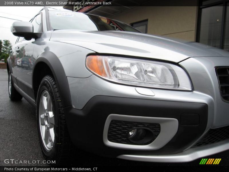 Electric Silver Metallic / Anthracite Black 2008 Volvo XC70 AWD