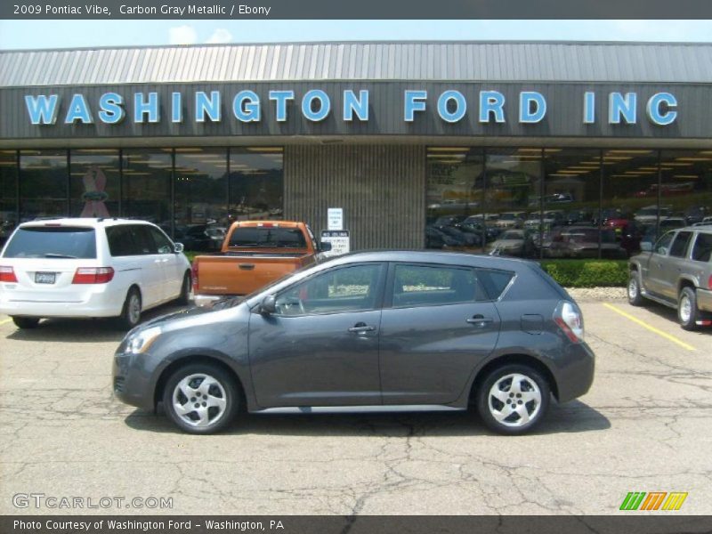 Carbon Gray Metallic / Ebony 2009 Pontiac Vibe