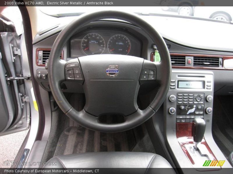 Electric Silver Metallic / Anthracite Black 2008 Volvo XC70 AWD