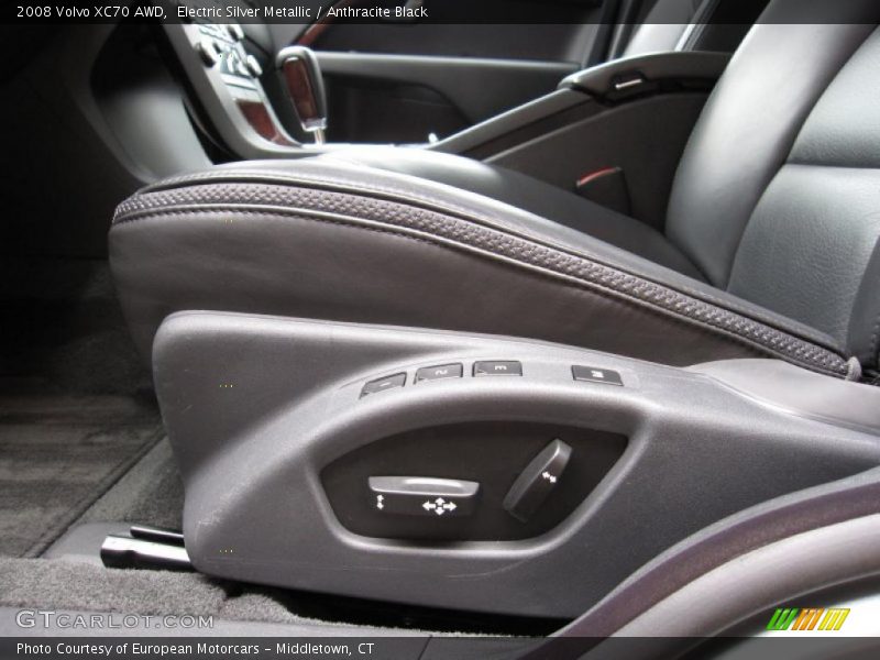 Electric Silver Metallic / Anthracite Black 2008 Volvo XC70 AWD