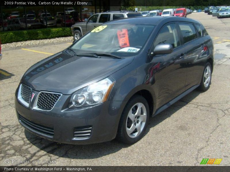 Carbon Gray Metallic / Ebony 2009 Pontiac Vibe