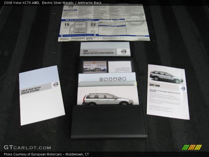 Electric Silver Metallic / Anthracite Black 2008 Volvo XC70 AWD