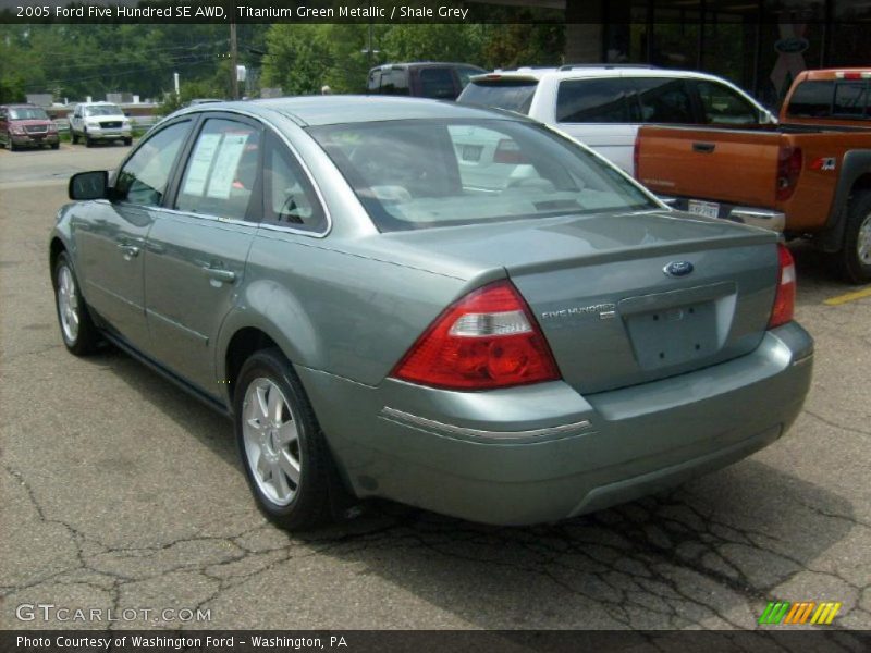 Titanium Green Metallic / Shale Grey 2005 Ford Five Hundred SE AWD
