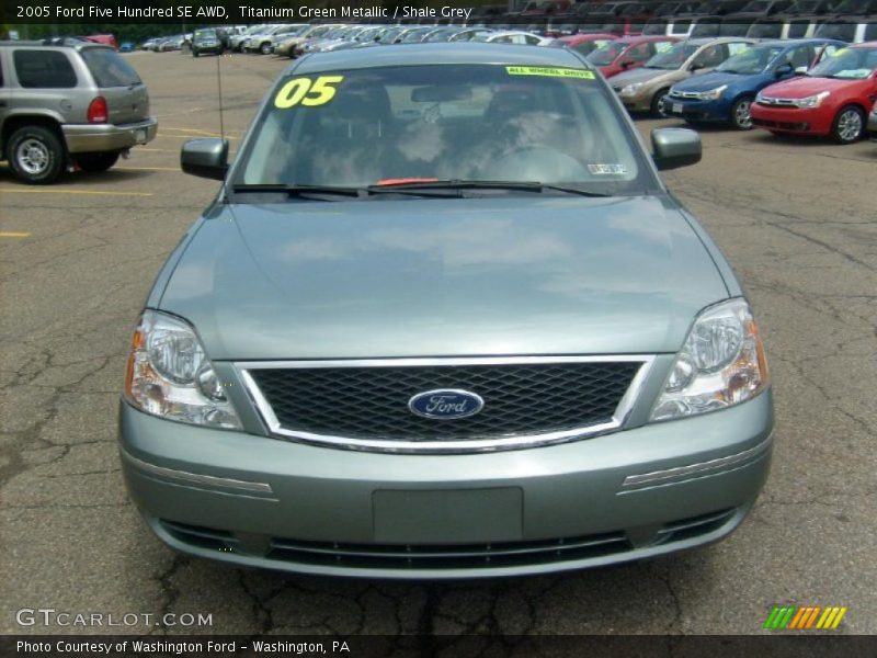 Titanium Green Metallic / Shale Grey 2005 Ford Five Hundred SE AWD