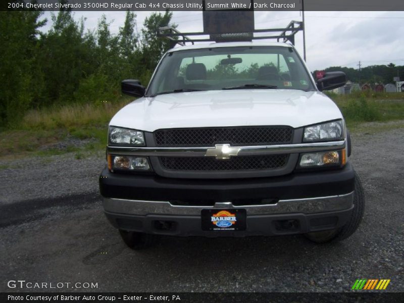 Summit White / Dark Charcoal 2004 Chevrolet Silverado 3500HD Regular Cab 4x4 Chassis Utility