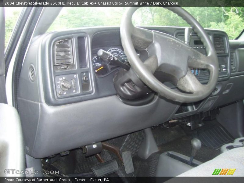 Summit White / Dark Charcoal 2004 Chevrolet Silverado 3500HD Regular Cab 4x4 Chassis Utility