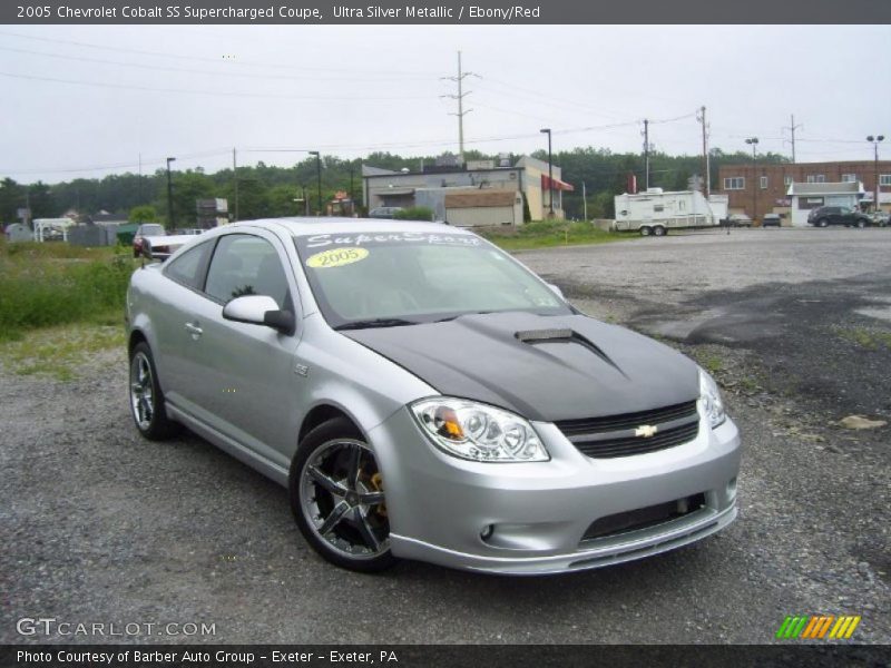 Ultra Silver Metallic / Ebony/Red 2005 Chevrolet Cobalt SS Supercharged Coupe