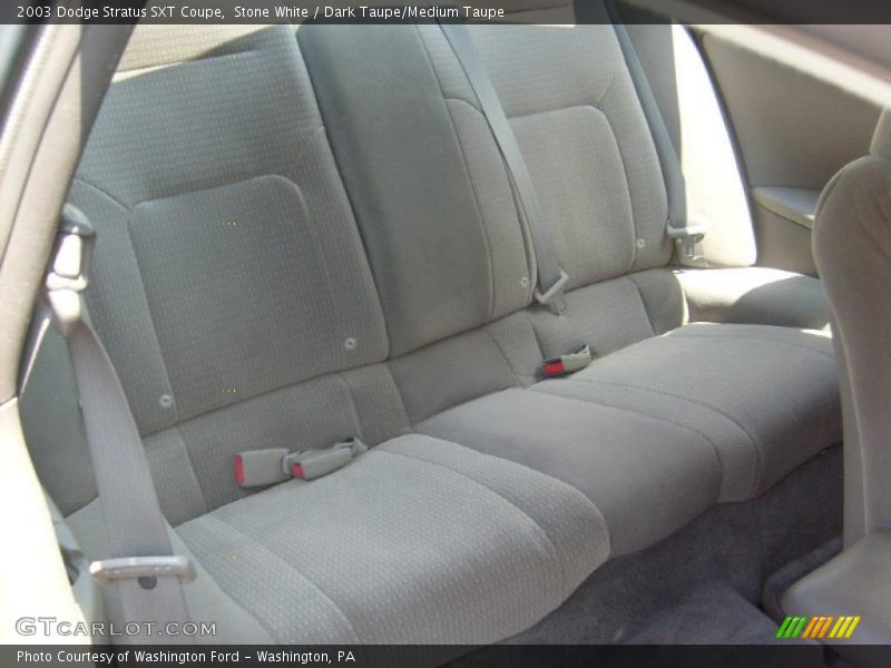 Stone White / Dark Taupe/Medium Taupe 2003 Dodge Stratus SXT Coupe