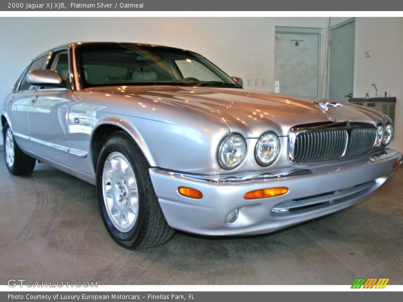 Platinum Silver / Oatmeal 2000 Jaguar XJ XJ8