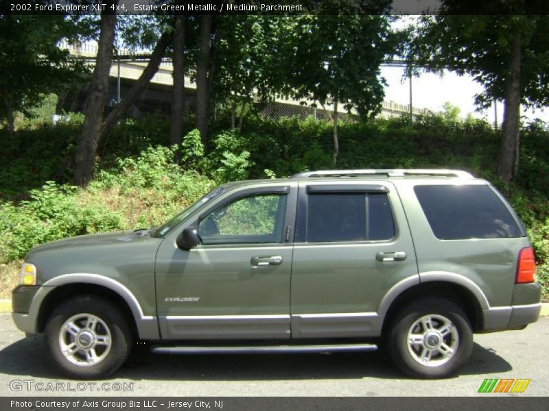 Estate Green Metallic / Medium Parchment 2002 Ford Explorer XLT 4x4
