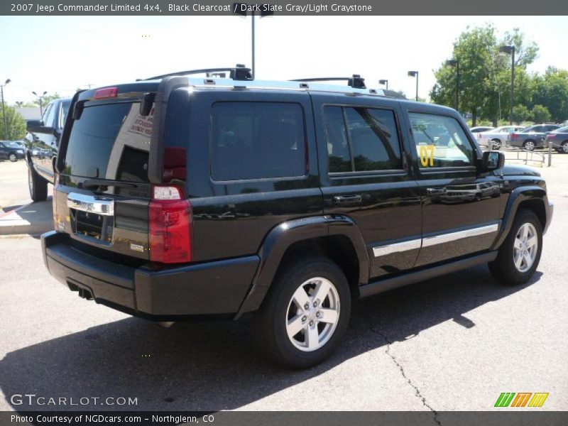 Black Clearcoat / Dark Slate Gray/Light Graystone 2007 Jeep Commander Limited 4x4