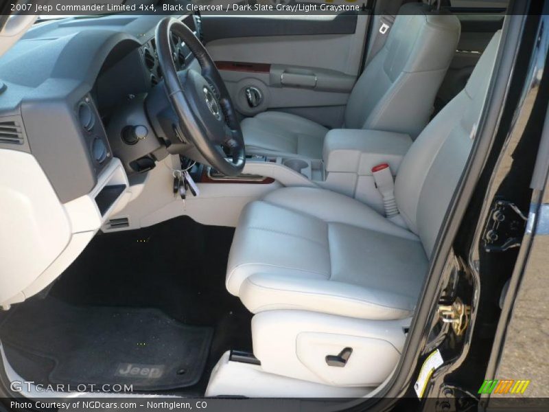 Black Clearcoat / Dark Slate Gray/Light Graystone 2007 Jeep Commander Limited 4x4