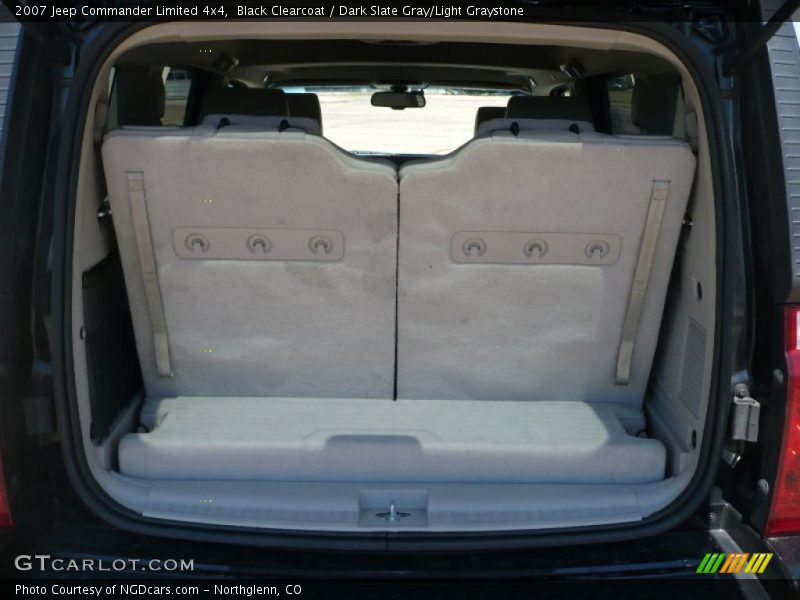 Black Clearcoat / Dark Slate Gray/Light Graystone 2007 Jeep Commander Limited 4x4