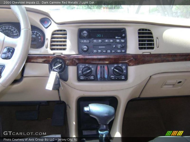 Dark Carmine Red Metallic / Light Oak 2000 Chevrolet Impala LS