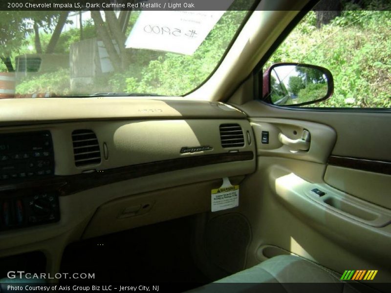Dark Carmine Red Metallic / Light Oak 2000 Chevrolet Impala LS