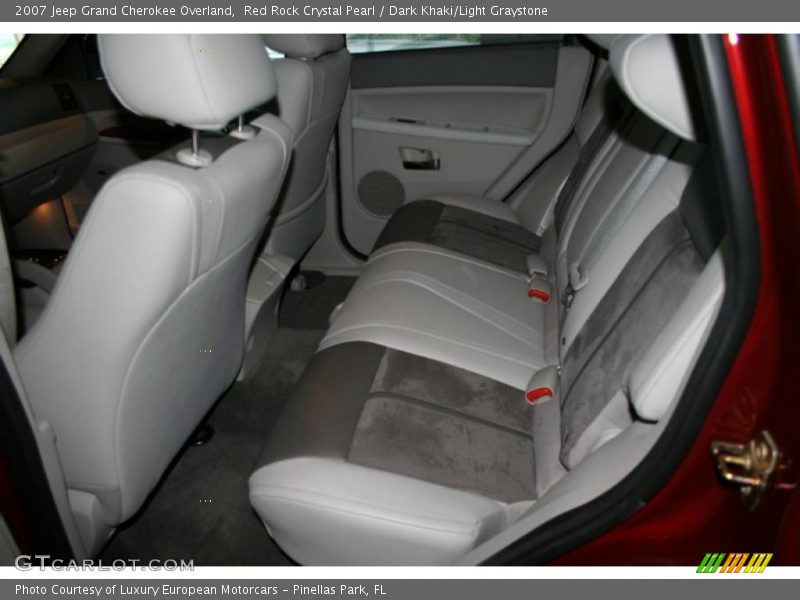 Red Rock Crystal Pearl / Dark Khaki/Light Graystone 2007 Jeep Grand Cherokee Overland