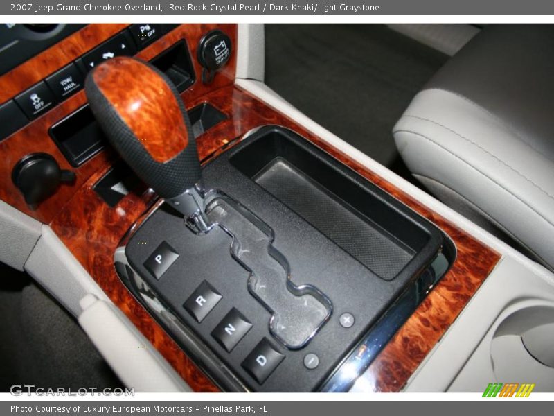 Red Rock Crystal Pearl / Dark Khaki/Light Graystone 2007 Jeep Grand Cherokee Overland