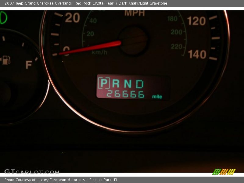 Red Rock Crystal Pearl / Dark Khaki/Light Graystone 2007 Jeep Grand Cherokee Overland