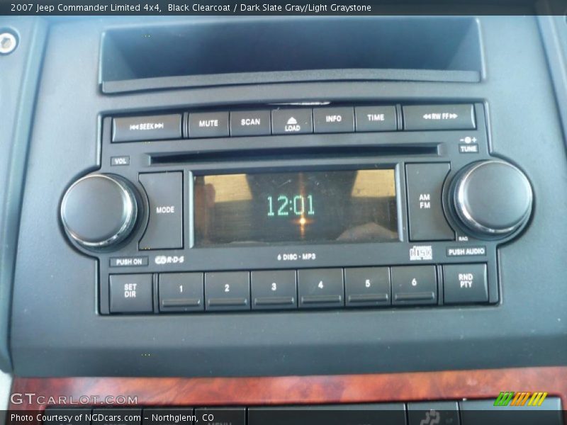 Black Clearcoat / Dark Slate Gray/Light Graystone 2007 Jeep Commander Limited 4x4