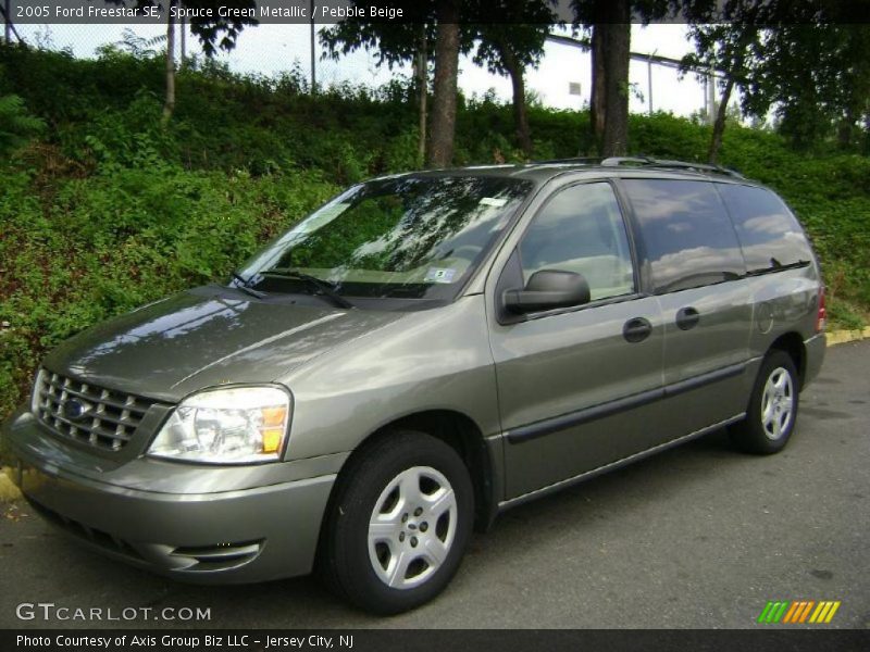 Spruce Green Metallic / Pebble Beige 2005 Ford Freestar SE