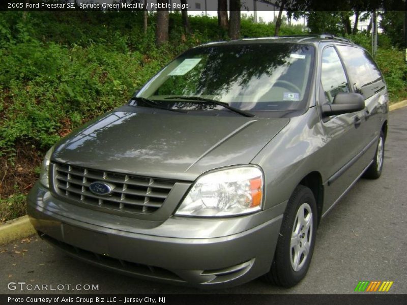 Spruce Green Metallic / Pebble Beige 2005 Ford Freestar SE