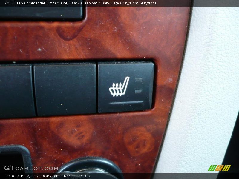 Black Clearcoat / Dark Slate Gray/Light Graystone 2007 Jeep Commander Limited 4x4