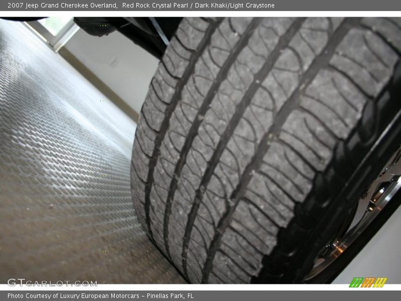 Red Rock Crystal Pearl / Dark Khaki/Light Graystone 2007 Jeep Grand Cherokee Overland