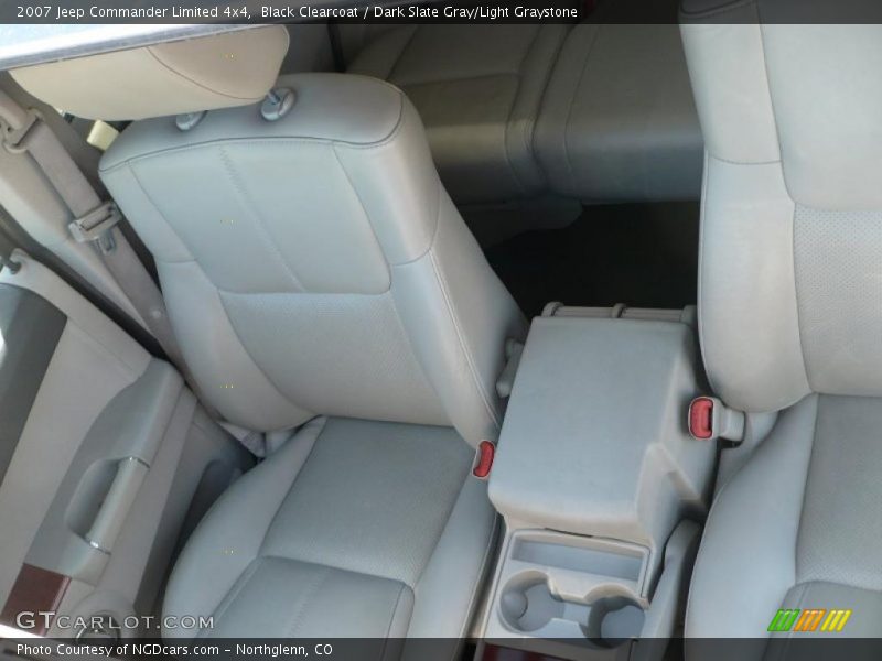 Black Clearcoat / Dark Slate Gray/Light Graystone 2007 Jeep Commander Limited 4x4