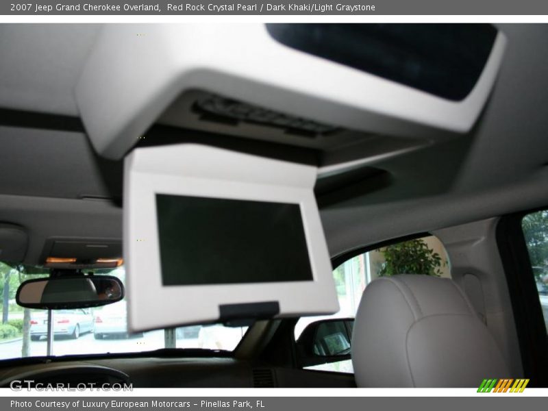 Red Rock Crystal Pearl / Dark Khaki/Light Graystone 2007 Jeep Grand Cherokee Overland