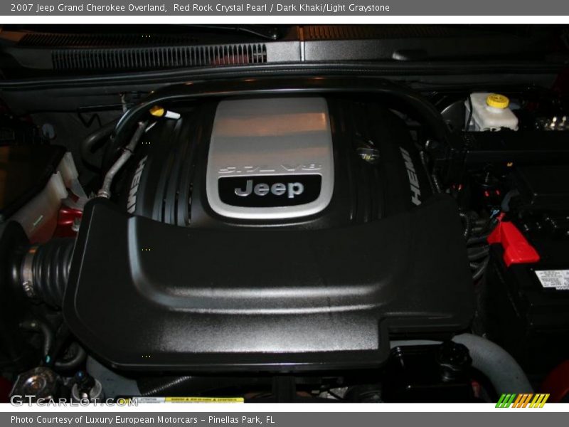 Red Rock Crystal Pearl / Dark Khaki/Light Graystone 2007 Jeep Grand Cherokee Overland
