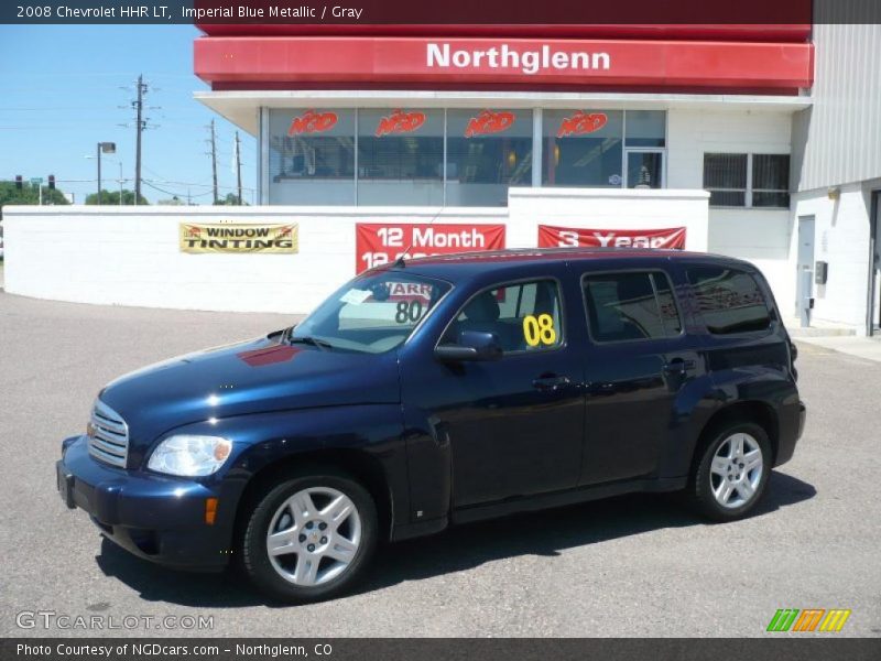 Imperial Blue Metallic / Gray 2008 Chevrolet HHR LT