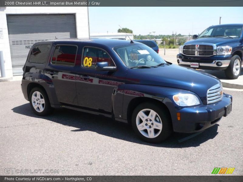 Imperial Blue Metallic / Gray 2008 Chevrolet HHR LT