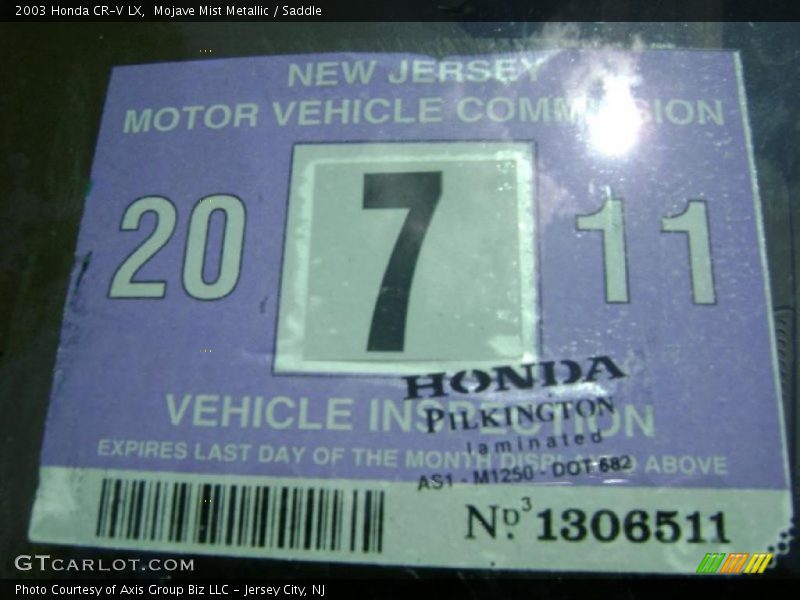 Mojave Mist Metallic / Saddle 2003 Honda CR-V LX