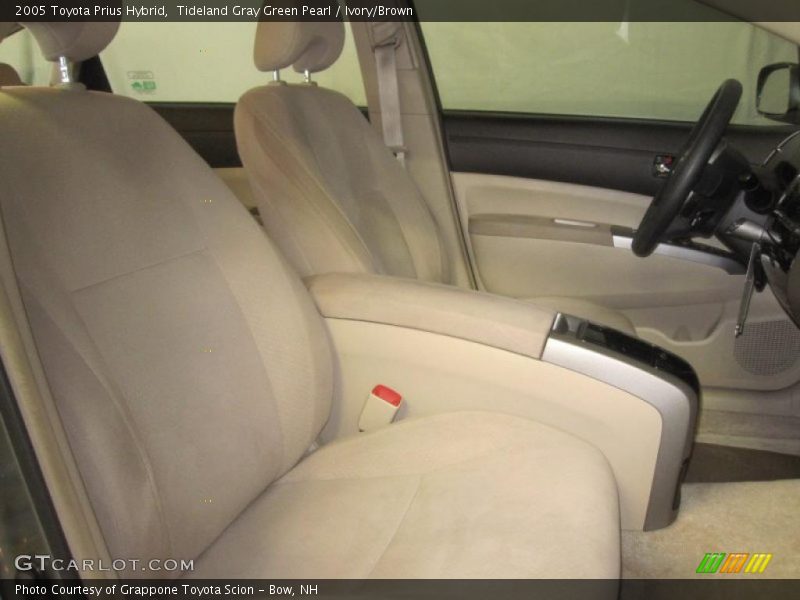 Tideland Gray Green Pearl / Ivory/Brown 2005 Toyota Prius Hybrid