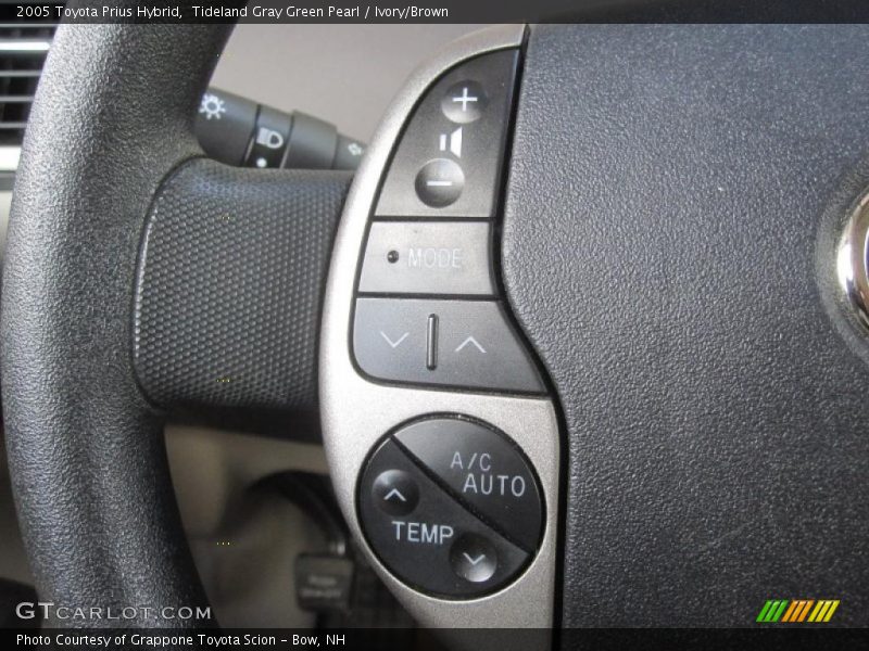 Tideland Gray Green Pearl / Ivory/Brown 2005 Toyota Prius Hybrid