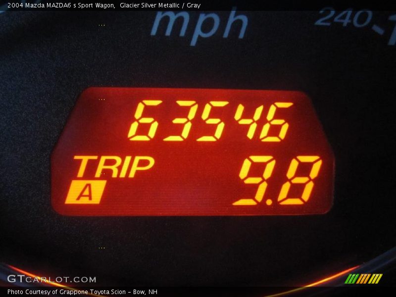 Glacier Silver Metallic / Gray 2004 Mazda MAZDA6 s Sport Wagon