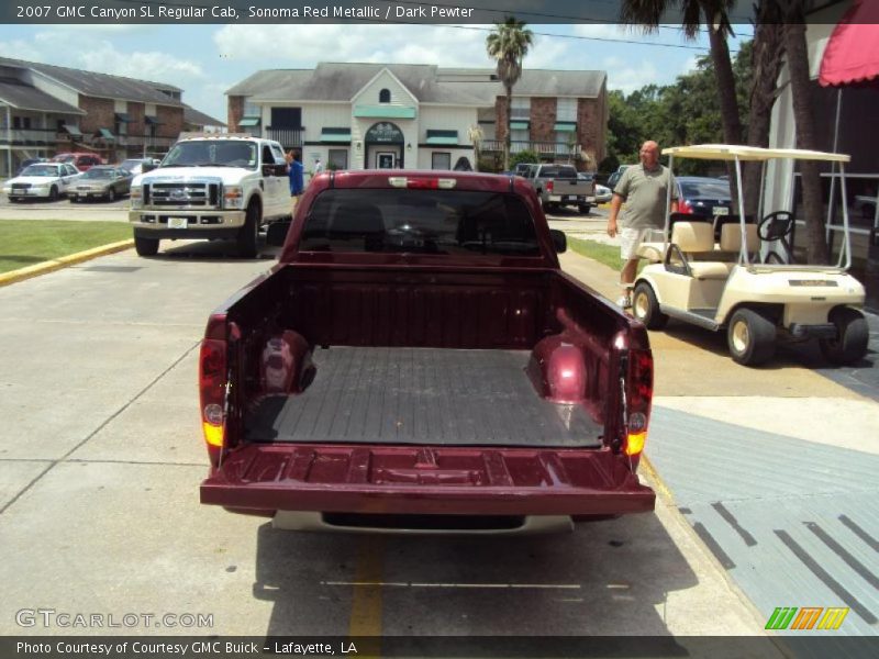 Sonoma Red Metallic / Dark Pewter 2007 GMC Canyon SL Regular Cab