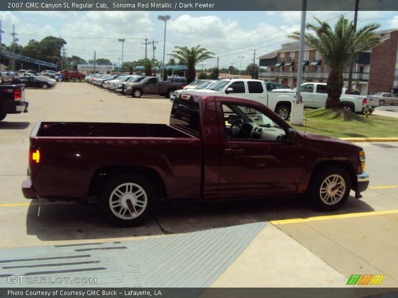 Sonoma Red Metallic / Dark Pewter 2007 GMC Canyon SL Regular Cab