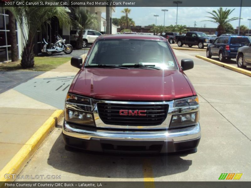 Sonoma Red Metallic / Dark Pewter 2007 GMC Canyon SL Regular Cab