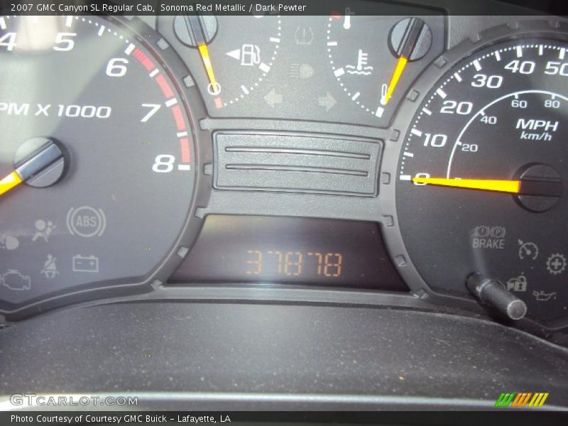 Sonoma Red Metallic / Dark Pewter 2007 GMC Canyon SL Regular Cab