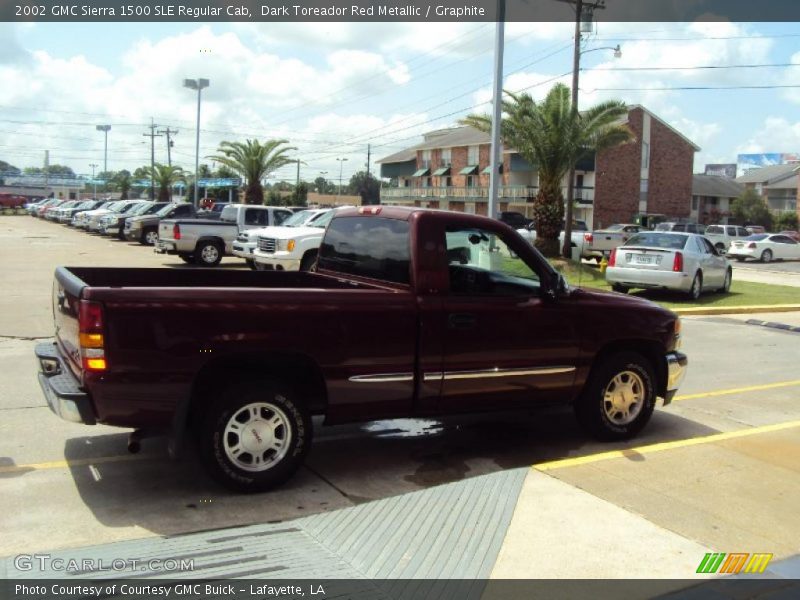 Dark Toreador Red Metallic / Graphite 2002 GMC Sierra 1500 SLE Regular Cab