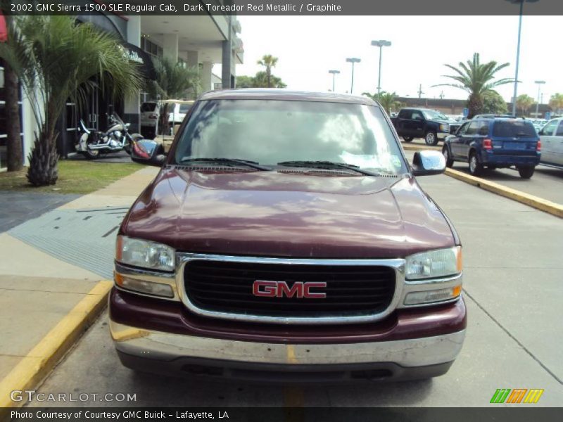 Dark Toreador Red Metallic / Graphite 2002 GMC Sierra 1500 SLE Regular Cab