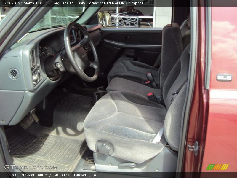 Dark Toreador Red Metallic / Graphite 2002 GMC Sierra 1500 SLE Regular Cab