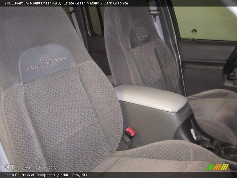 Estate Green Metallic / Dark Graphite 2001 Mercury Mountaineer AWD