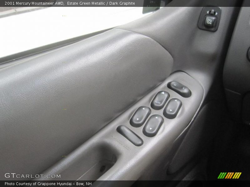 Estate Green Metallic / Dark Graphite 2001 Mercury Mountaineer AWD